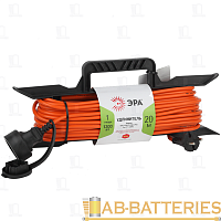 Удлинитель силовой ЭРА UFx 1р.Б/З 6A 20.0м ПВС 2x0.75мм² IP44 (1/6/144)