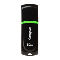 Флеш-накопитель Smartbuy Paean 32GB USB2.0 пластик черный