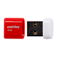 Флеш-накопитель Smartbuy Lara 16GB USB2.0 пластик красный