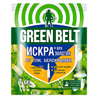Средство GREEN BELT Искра золотая от тли, белокрылки 1мл (1/75)
