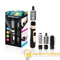 Фен Ergolux ELX-HD04-C64 1000W с расческой золотой черный (1/10)