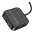 USB-Хаб HOCO HB31 4USB Type-C (m) USB2.0 0.2м черный (1/19/190)