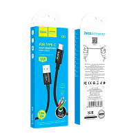 Кабель HOCO X89 USB (m)-Type-C (m) 1м 3.0A силикон черный