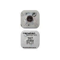 Батарейка Renata 397 (SR726SW) BL10 Silver Oxide 1.55V (10/100) 