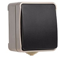 Выключатель Smartbuy "Сатурн" 1-клав.10A бежевый