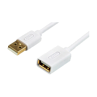 Кабель Atcom USB (m)-USB (f) 3.0м силикон белый (1/200)