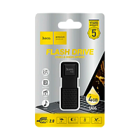 Флеш-накопитель HOCO UD6 4GB USB2.0 пластик черный (1/30/240)