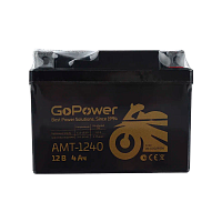 Аккумулятор для мототехники GoPower 12V 4Ah