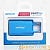 Сетевое З/У Smartbuy SATELLITE 1USB 1.0A синий (1/60)