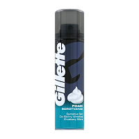 Пена для бритья Gillette SENSITIVE 200мл для чувствительной кожи (1/6)