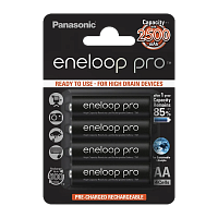 Аккумулятор предзаряженный RTU Panasonic HR6 AA BL2 NI-MH eneloop pro 2500mAh (2/16/192)