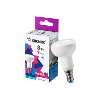 #Лампа светодиодная Космос R50 E14 8W 6500К 230V рефлектор (1/10/80)