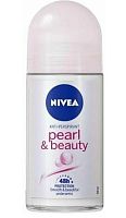Дезодорант женский Nivea Жемчужная красота Deo роликовый 50мл ENG (1/30)