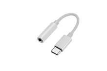 Переходник AUX GoPower Jack 3.5mm (f)-Type-C (m) 0.1м ПВХ Premium Zip-Lock c подвесом белый (1/500)