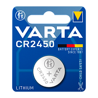 Батарейка Varta ELECTRONICS CR2450 BL1 Lithium 3V (6450) (1/10/100)