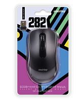 Мышь беспроводная Smartbuy 282AG-K классическая USB бесшумная черный (1/40) 