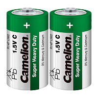 Батарейка Camelion Super R14 C Shrink 2 Heavy Duty 1.5V (2/12/288)