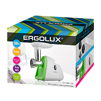 Электрическая мясорубка Ergolux ELX-MG01-C34 белый зеленый (1/6)