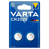 Батарейка Varta ELECTRONICS CR2025 BL2 Lithium 3V (6025) (2/20/200)