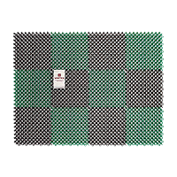 Коврик придверный VORTEX Травка 42х56см черный зеленый (1/10)