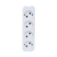 Колодка Makel 4р.Б/З белый MGP141 (1/20)