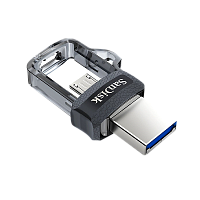 Флеш-накопитель SanDisk Ultra Android Dual Drive DD3 32GB USB3.0 microUSB (m) пластик черный