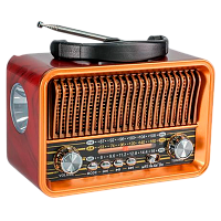 Радиоприемник DEESPI S1211 RE-02 пластик BT/AM/FM/SW/USB/AUX/MicroSD РЕТРО-стиль (1/40) 