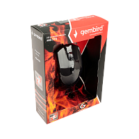 Мышь проводная Gembird MG-770 игровая черный (1/40)