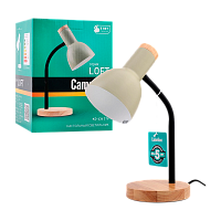 Светильник настольный Camelion KD-436 40W 230V E27 на основании зеленый (1/12)