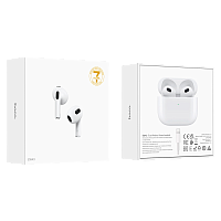 Наушники вставные HOCO EW43 bluetooth 5.3 с микр. белый (1/20/200) 