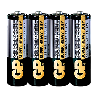 Батарейка GP Supercell R6 AA Shrink 4 Heavy Duty 1.5V (4/40/200/1000) R
