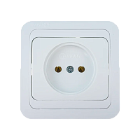 Розетка Makel Mimoza 1гн. 16A керамика белый 12002 (1/12)