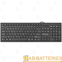 Клавиатура проводная Defender SB-550 BlackEdition классическая USB 1.5м черный (1/20) 
