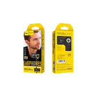 Наушники внутриканальные HOCO M37 с микр. черный (1/21/210)