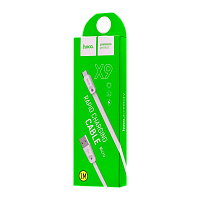 Кабель HOCO X9 USB (m)-microUSB (m) 1м 2.0A силикон белый (1/30/300)