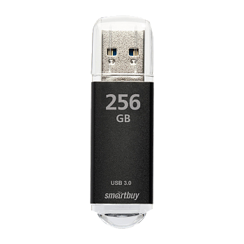 Флеш-накопитель Smartbuy V-Cut 256GB USB3.0 пластик черный 