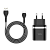 Сетевое З/У HOCO C12Q 1USB 3.0A QC3.0 с кабелем microUSB черный (1/10/100)