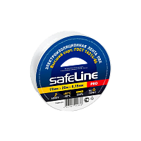 Изолента Safeline ПВХ 19мм*25м белый (10/160)