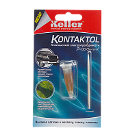 Клей Keller Контактол-А токопроводящий 2г на серебре BL1