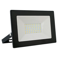 Прожектор светодиодный Ultraflash LFL-1001 10W 230V IP65 6500К холодный черный (1/30)
