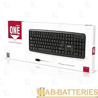Клавиатура проводная Smartbuy 112P ONE классическая PS/2 1.35м черный (1/20)