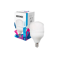 Лампа светодиодная Космос HW E40 40W 4500К 220V цилиндр матовая