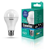 Лампа светодиодная Camelion A65 E27 25W 6500К 170-265V груша матовая (1/10/100)