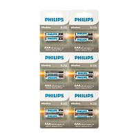 Батарейка Philips Entry LR03 AAA BL12 (2*6) Alkaline 1.5V отрывные (12/96/288/19584)