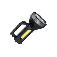 Фонарь прожектор Космос 904Lit 3WLED+3WCOBLED от аккум IP44 6 режимов черный/серый (1/18/36)