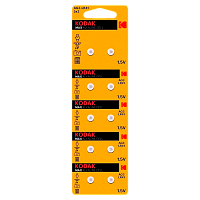 Батарейка Kodak G3/LR736/LR41/392A/192 BL10 Alkaline 1.5V (10/100/1000)