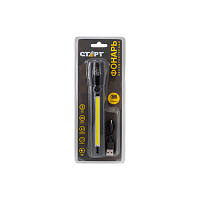 Фонарь светодиодный Старт LHE 519-C1 LED от аккумулятора USB 3 режима+ZOOM черный