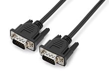 Кабель GoPower VGA (m)-VGA (m) 1,8м ПВХ черный Premium Zip-Lock c подвесом (1/100)