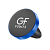 Держатель автомобильный GFPower CH-01 в воздуховод магнит синий (1/300)
