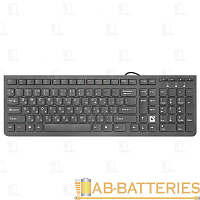 Клавиатура проводная Defender SM-530 UltraMate классическая USB 1.5м черный (1/20)